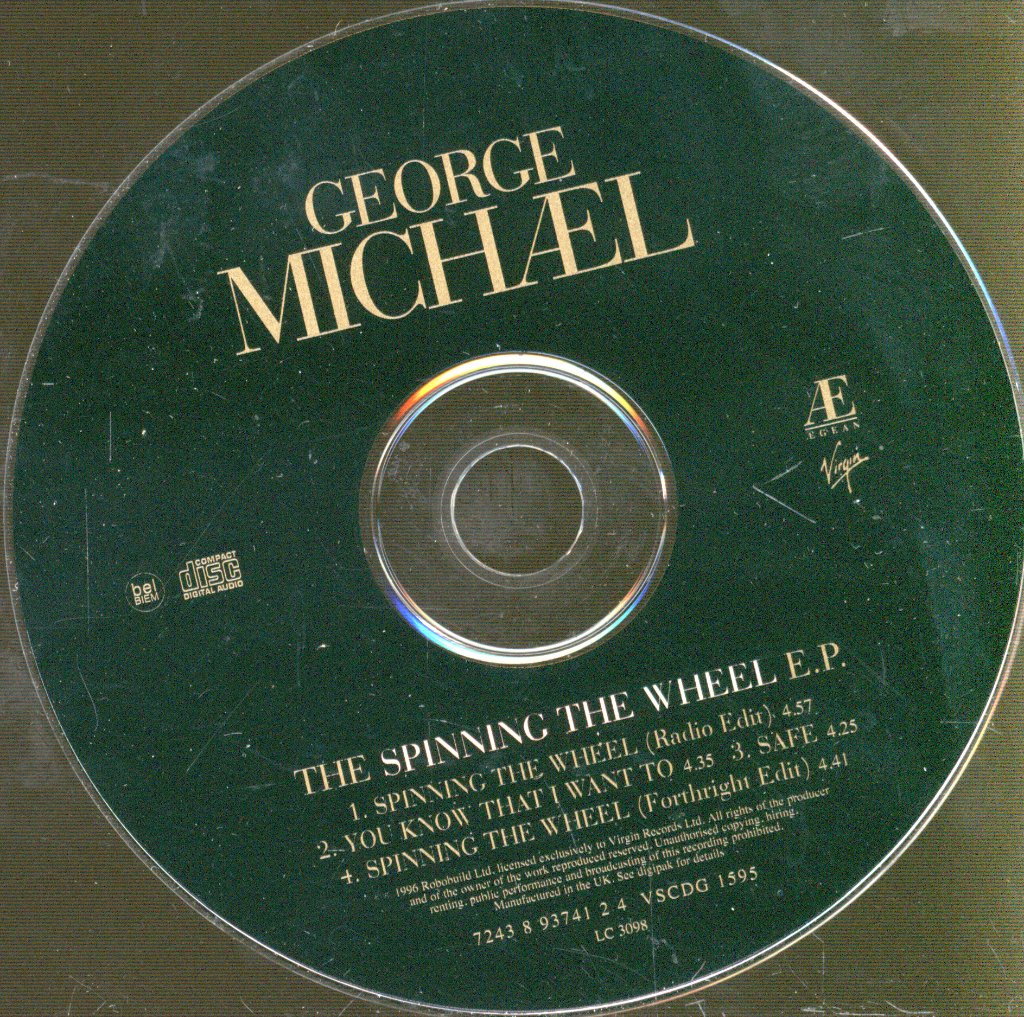 George Michael - Spinning The Wheel - Cd
