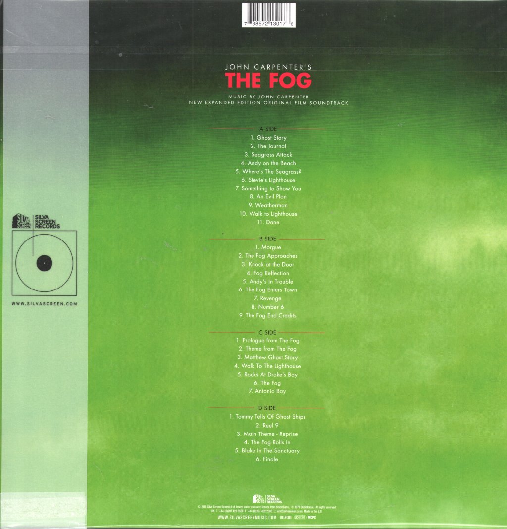 John Carpenter - Fog (New Expanded Edition Original Film Soundtrack) - Lp