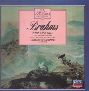 Herbert Von Karajan / Vienna Philharmonic - Brahms - Symphony No.1 In C Minor - Lp
