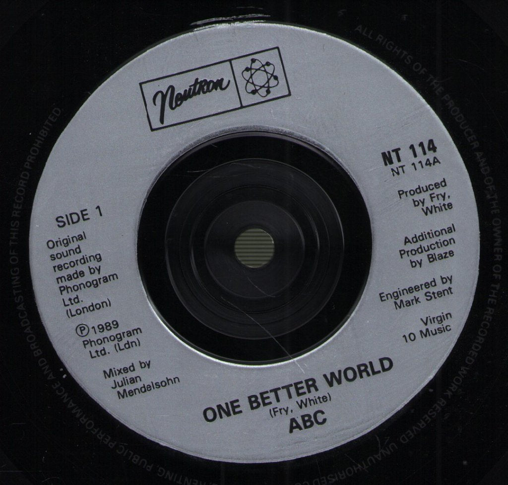 ABC - One Better World - 7 Inch
