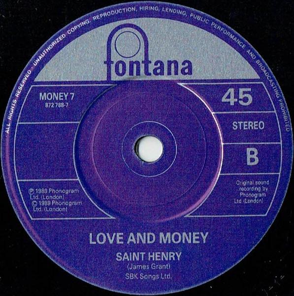 Love And Money - Jocelyn Square - 7 Inch