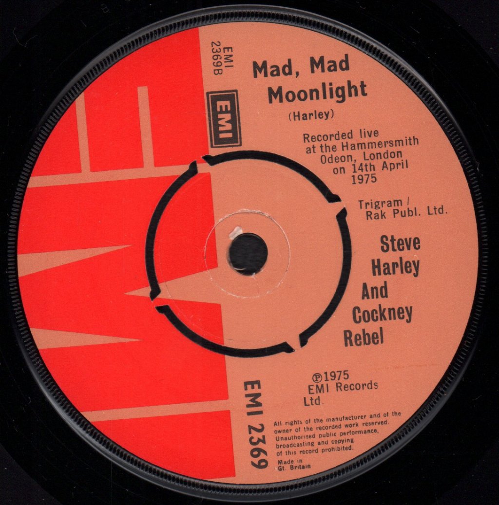 Steve Harley And Cockney Rebel - Black Or White - 7 Inch
