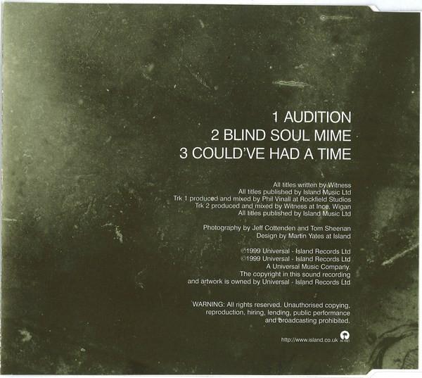 Witness (Wigan Band) - Audition - Cd