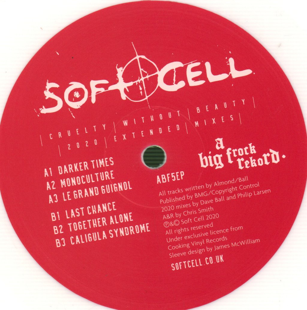 Soft Cell - Cruelty Without Beauty (2020 Extended Mixes) - 12 Inch