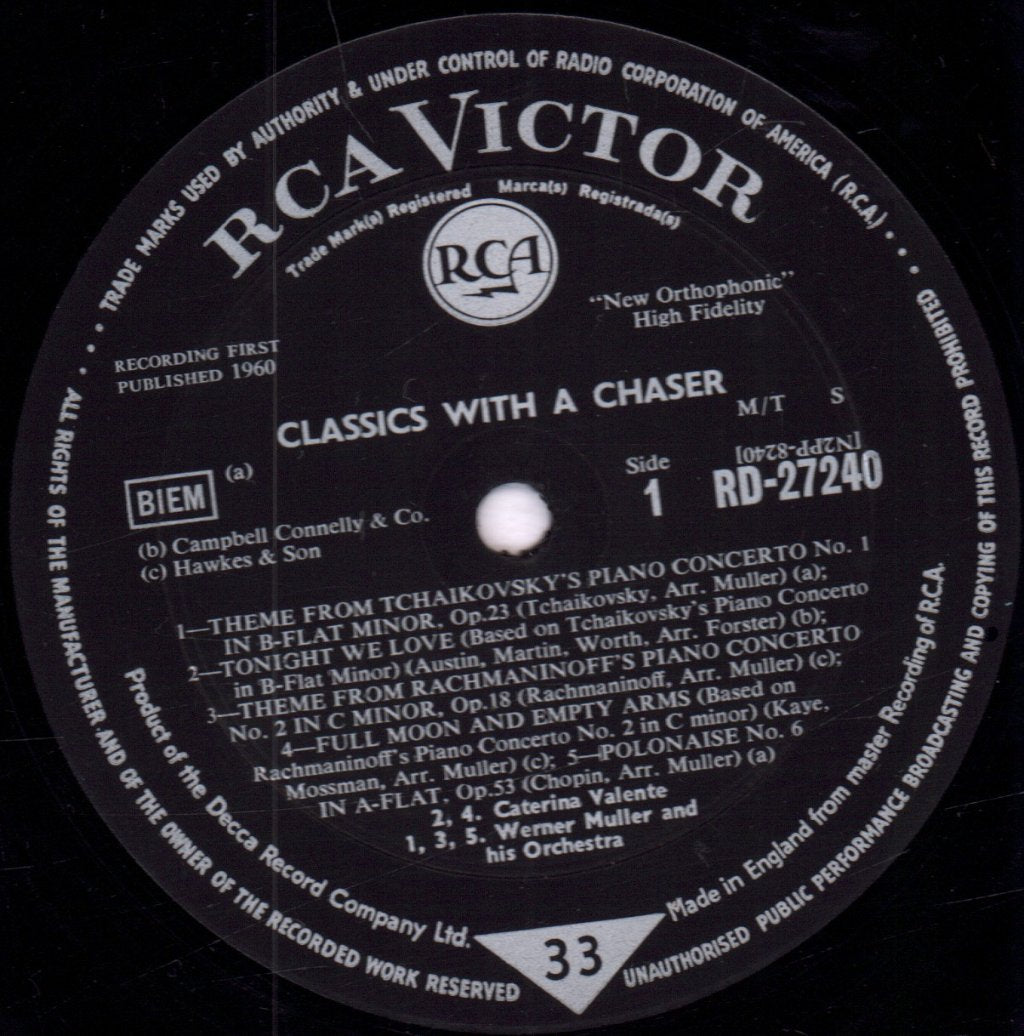 Caterina Valente - Classics With A Chaser - Lp