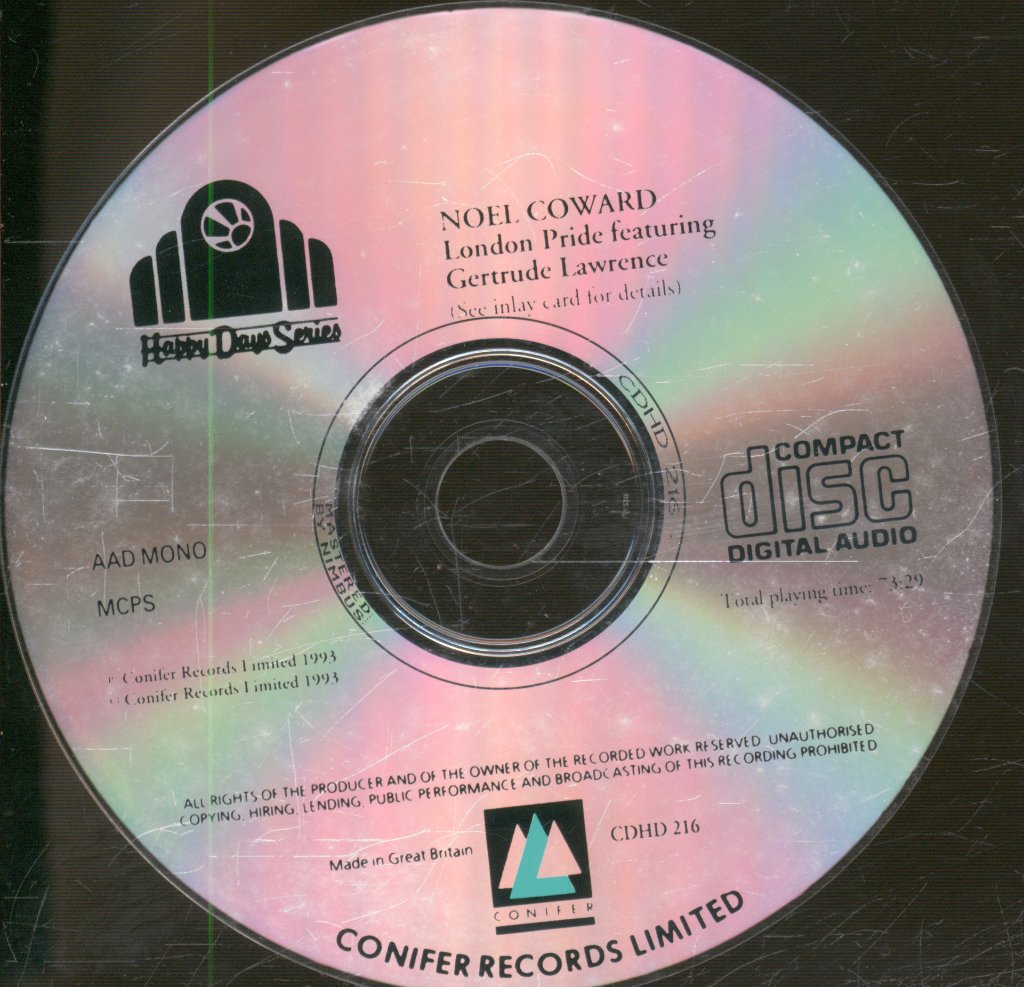 Noel Coward - London Pride - Cd