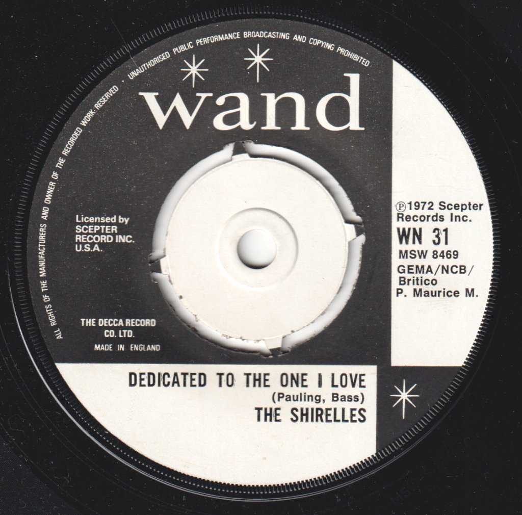 Shirelles - Will You Love Me Tomorrow - 7 Inch