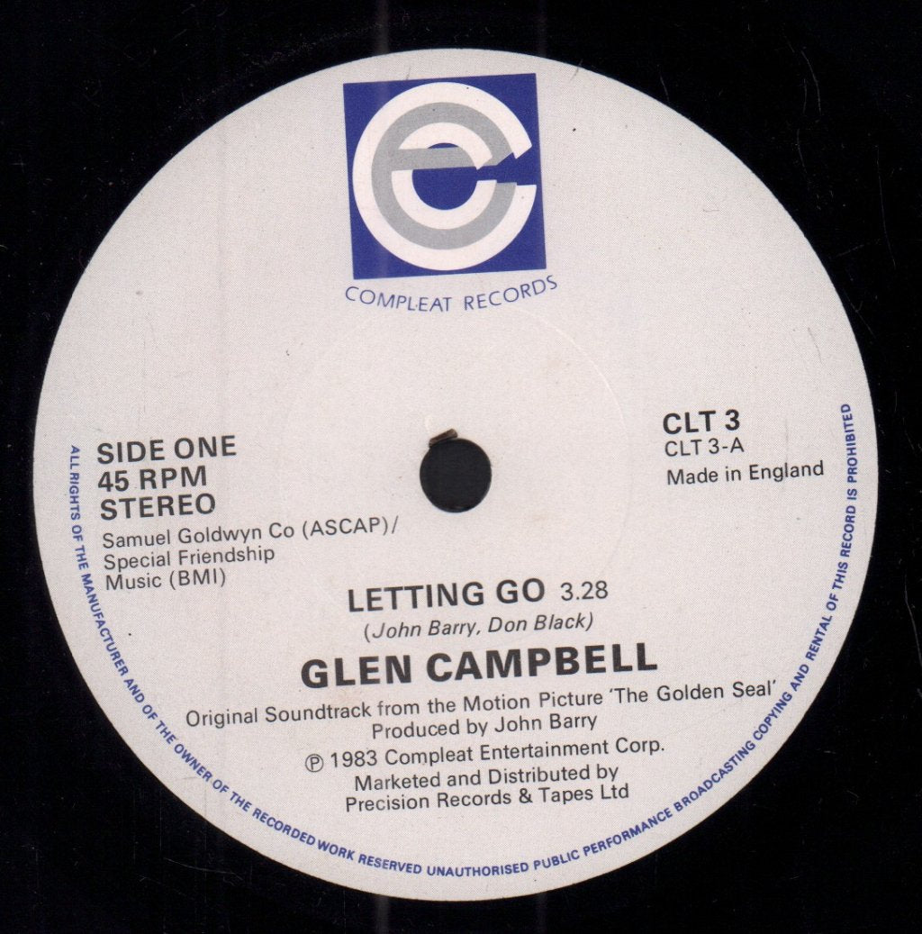 Glen Campbell - Letting Go - 7 Inch