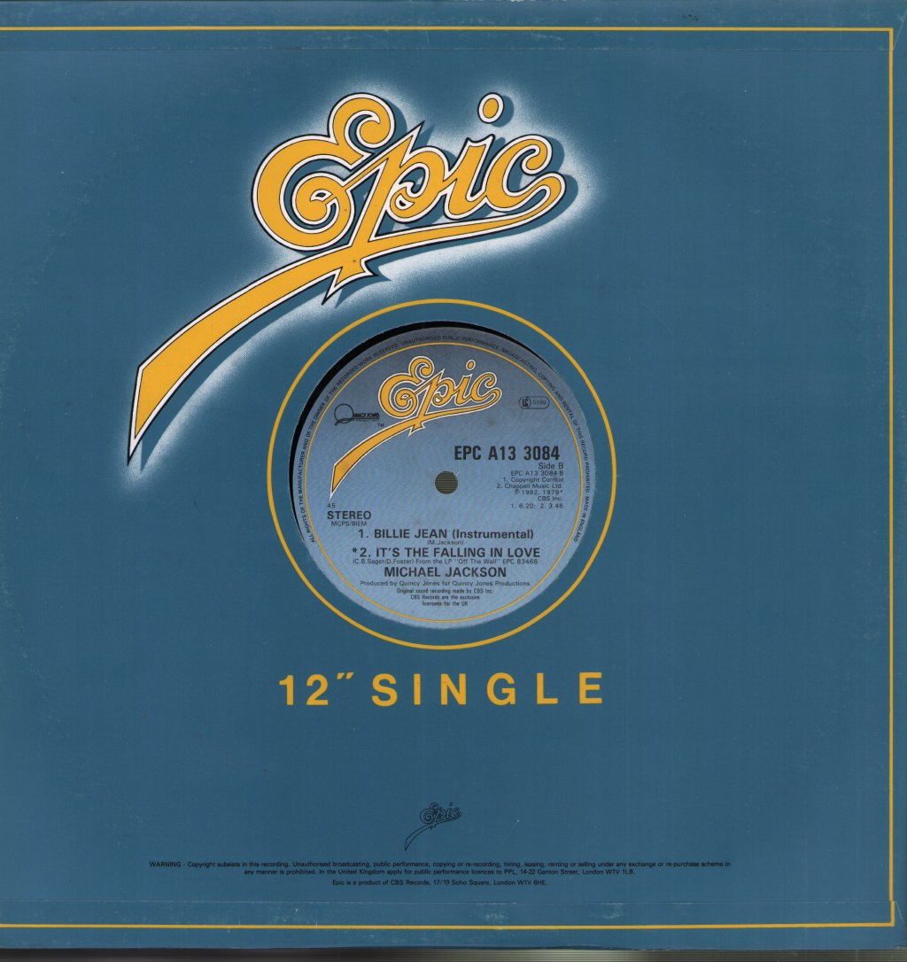 Michael Jackson - Billie Jean - 12 Inch