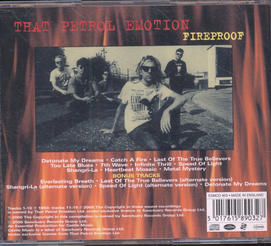 That Petrol Emotion - Fireproof - Cd