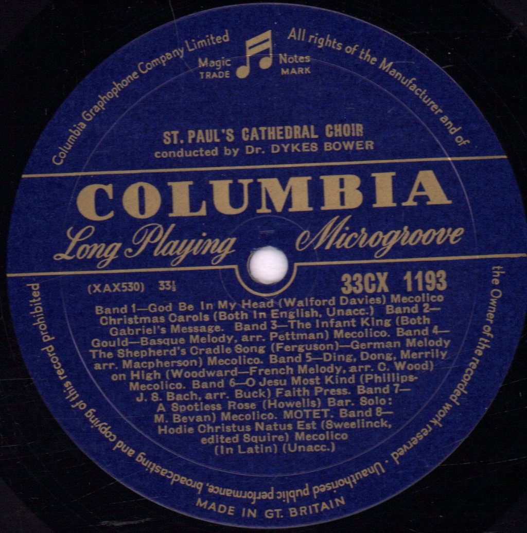 Choir Of St. Paul's Cathedral - Sacred Music And Carols For Christmas & Easter - Lp
