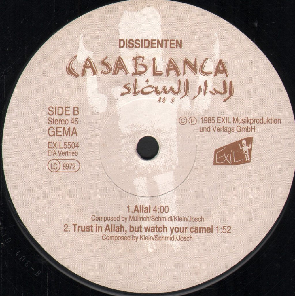 Dissidenten - Casablanca - 12 Inch