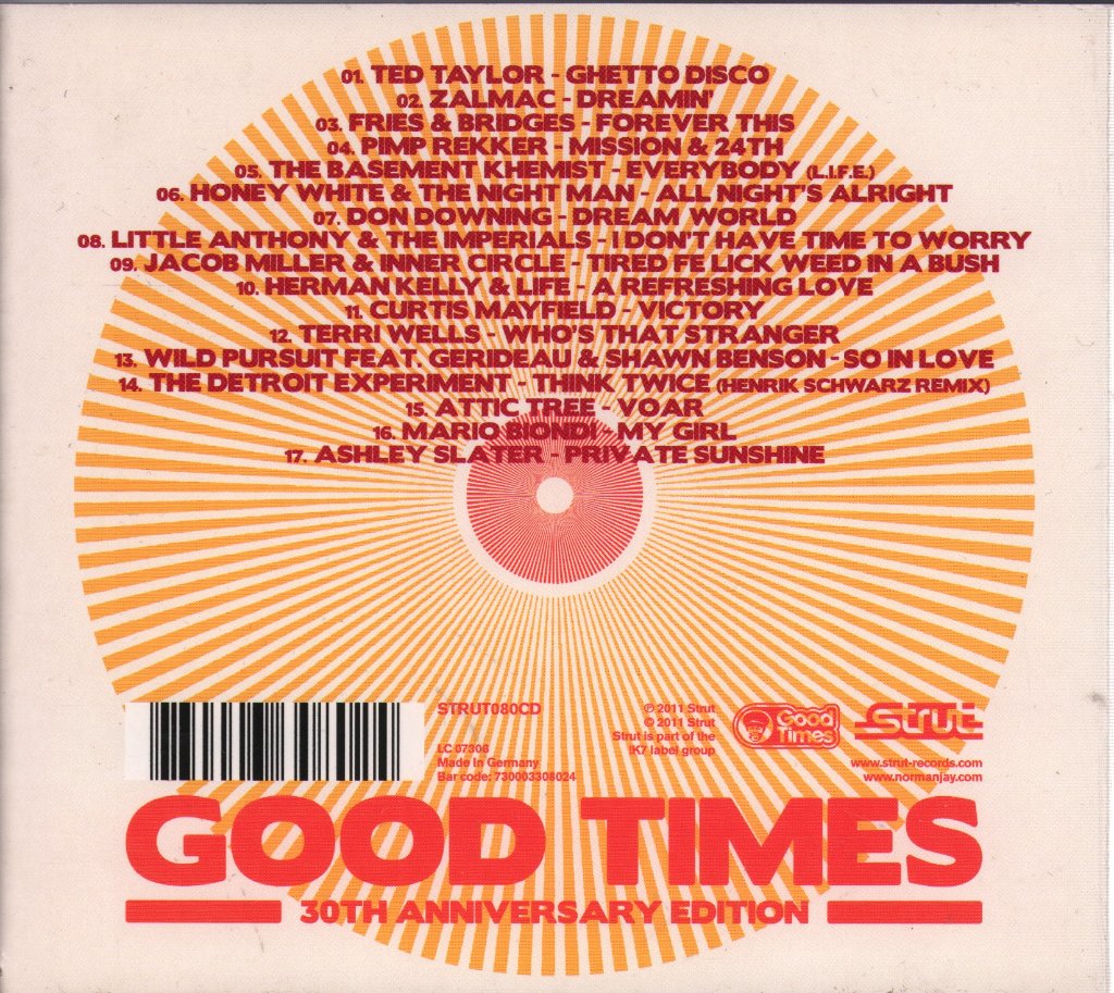 Norman Jay - Good Times (30th Anniversary Edition) - Cd
