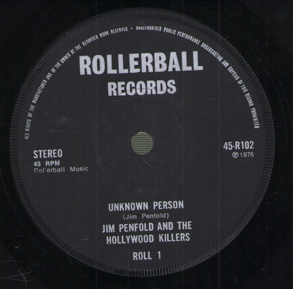 Jim Penfold And The Hollywood Killers - Hot Hazy Days - 7 Inch