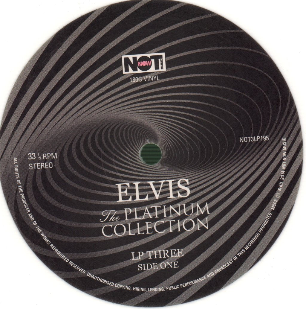 Elvis Presley - Platinum Collection - Triple Lp