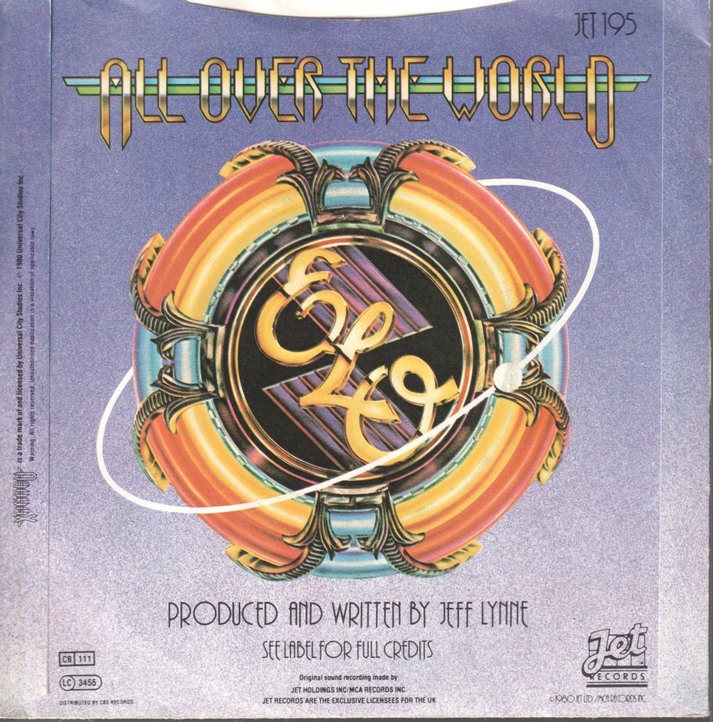 Electric Light Orchestra - All Over The World - 7 Inch