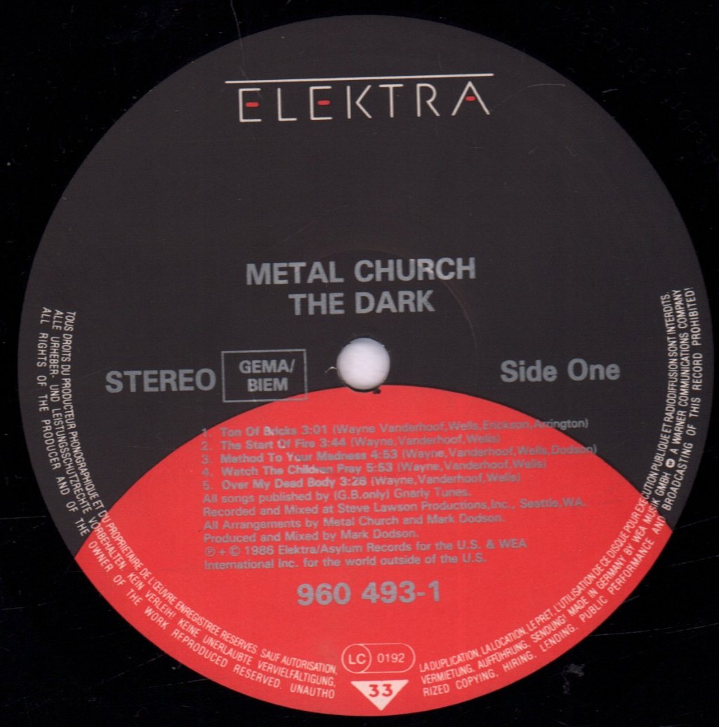 Metal Church - Dark - Lp