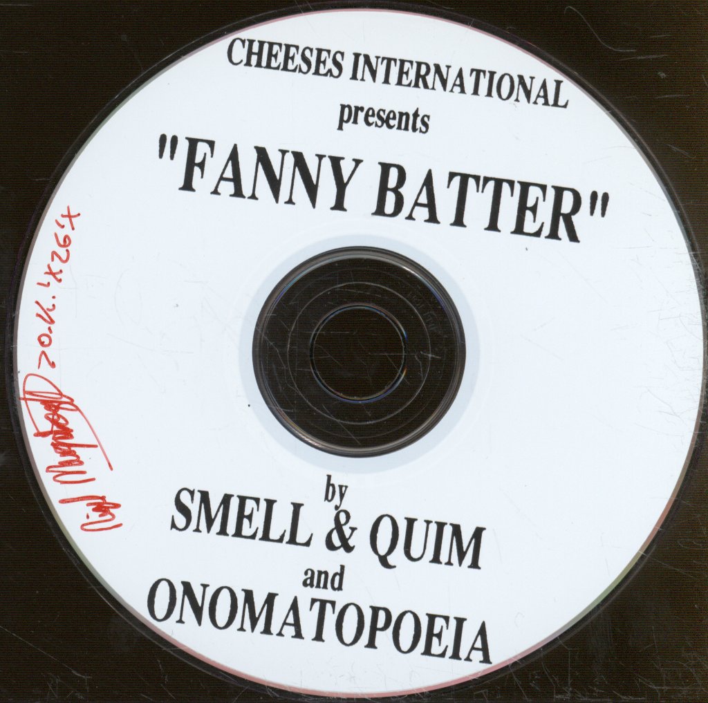 Smell & Quim And Onomatopoeia - Fanny Batter - Cd