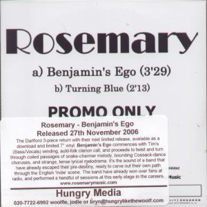 Rosemary - Benjamin's Ego - Cd