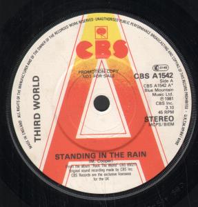 Third World (Reggae) - Standing In The Rain - 7 Inch