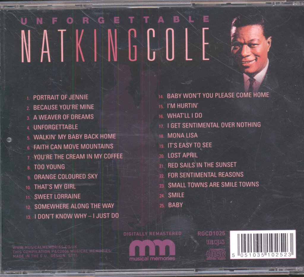 Nat King Cole - Unforgettable - Cd