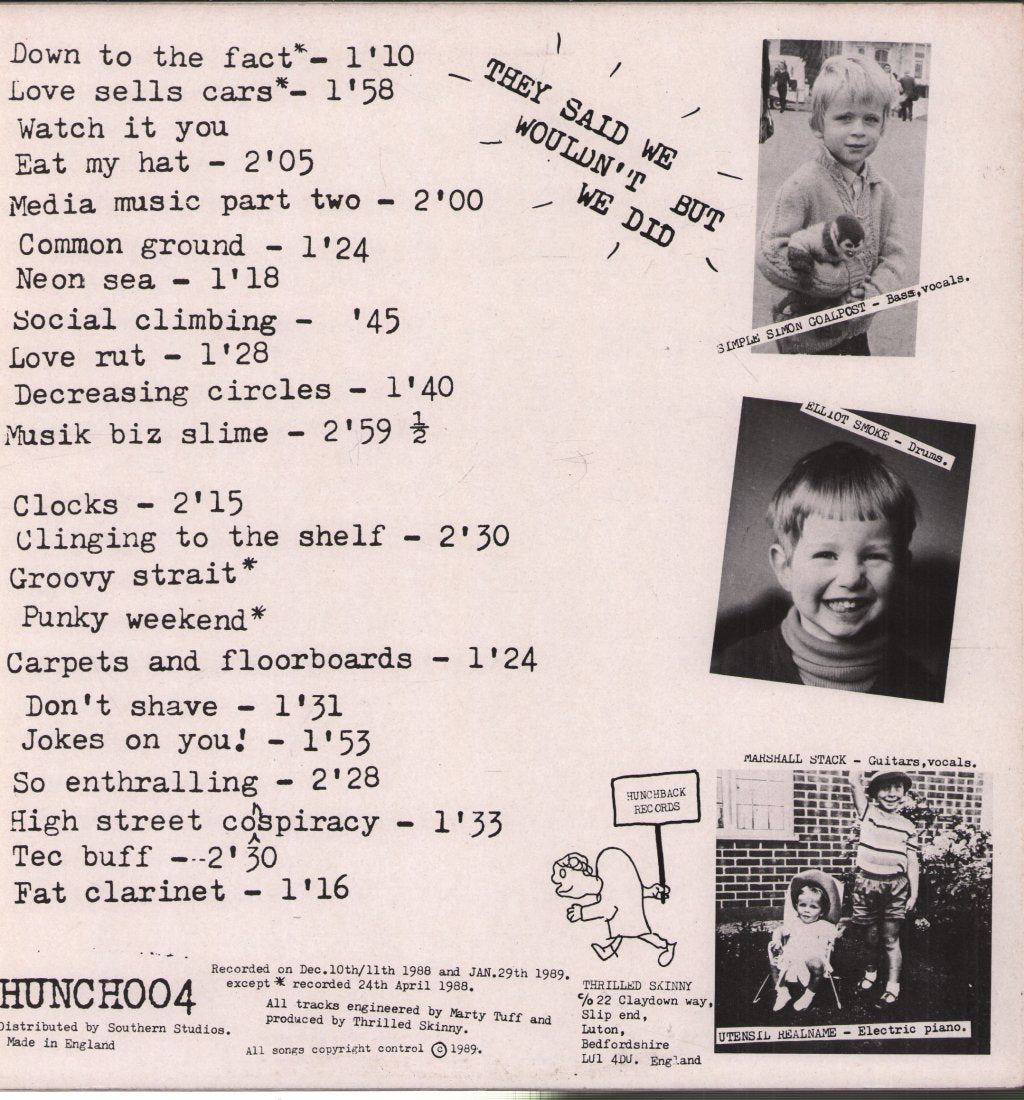 Thrilled Skinny - They Said We Wouldn't But We Did - Lp