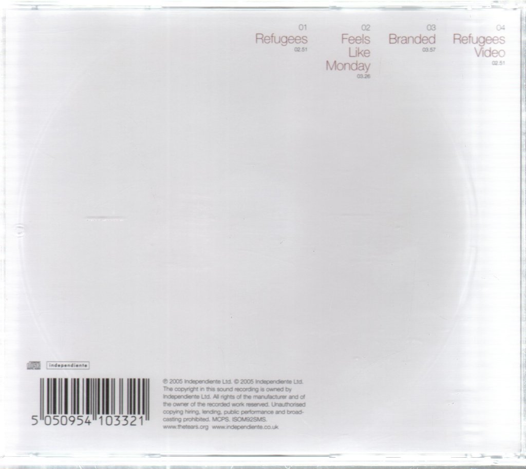 Tears - Refugees - Cd