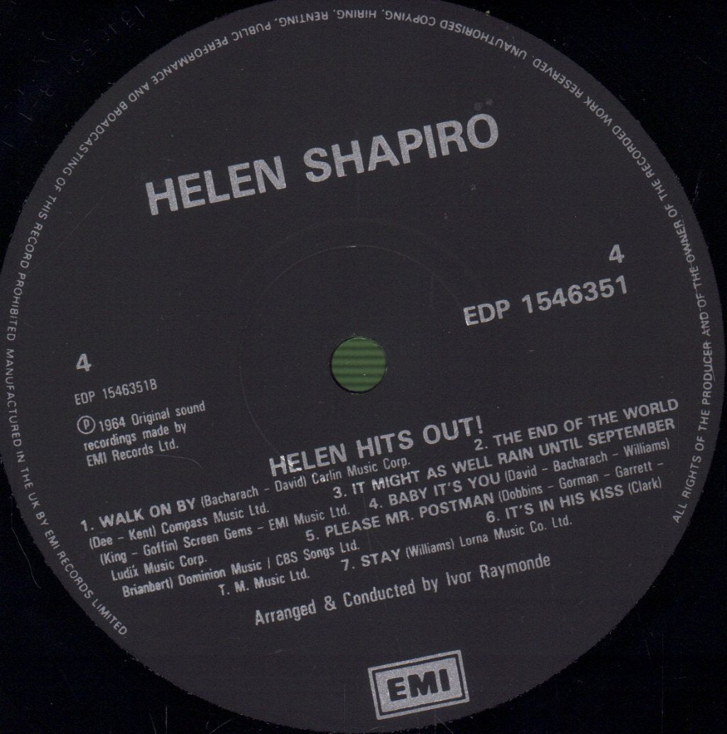 Helen Shapiro - Tops With Me / Helen Hits Out! - Double Lp