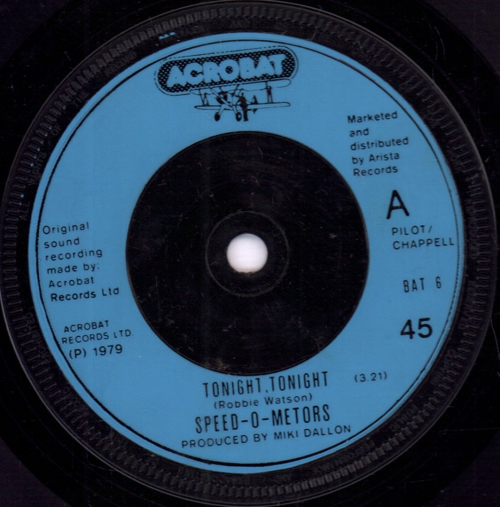 Speedometors - Tonight Tonight - 7 Inch