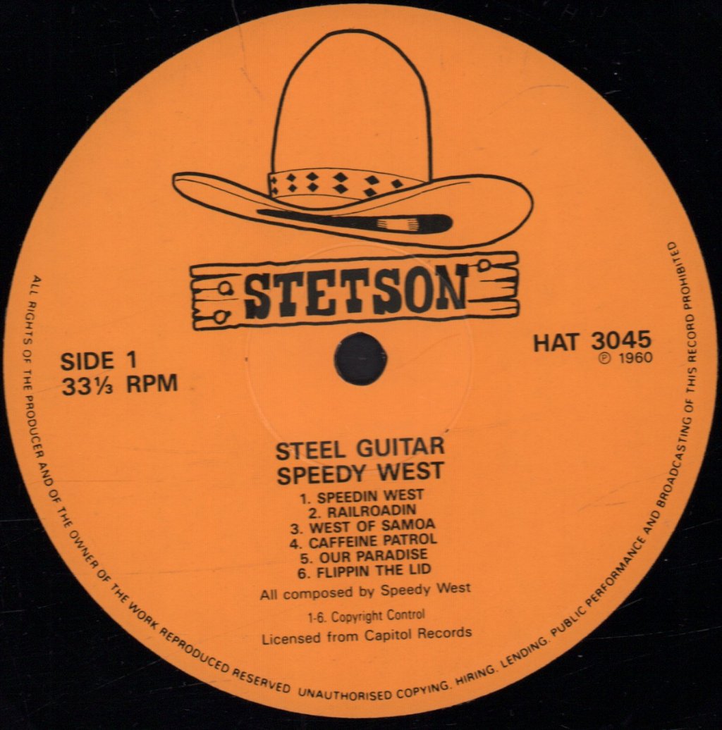 Speedy West - Steel Guitar - Lp