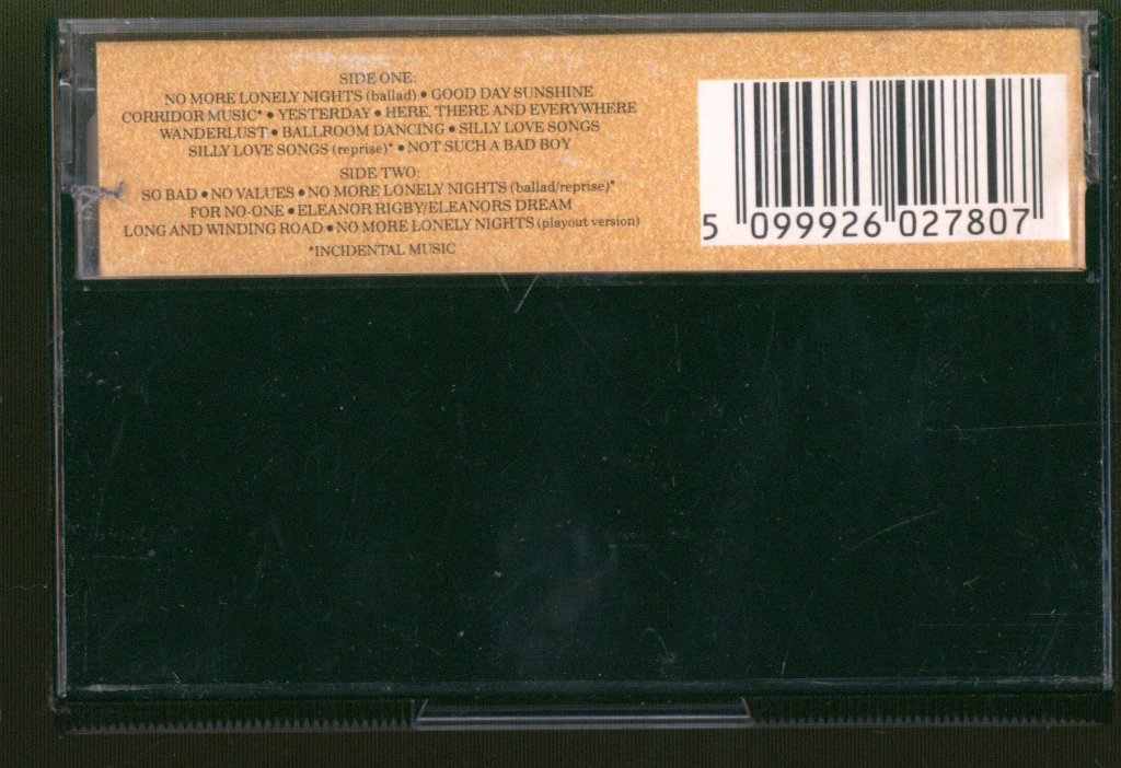 Paul McCartney - Give My Regards To Broad Street - Cassette