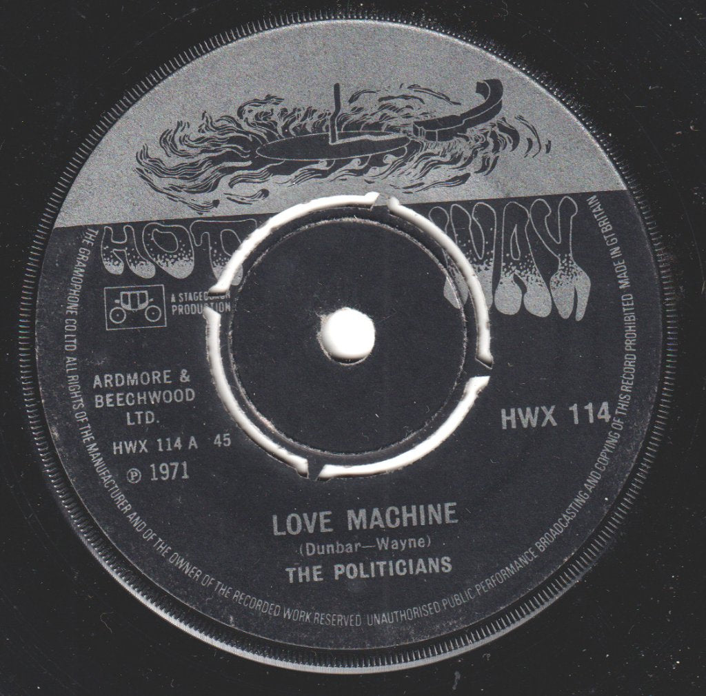 Politicians (70'S Group) - Love Machine - 7 Inch