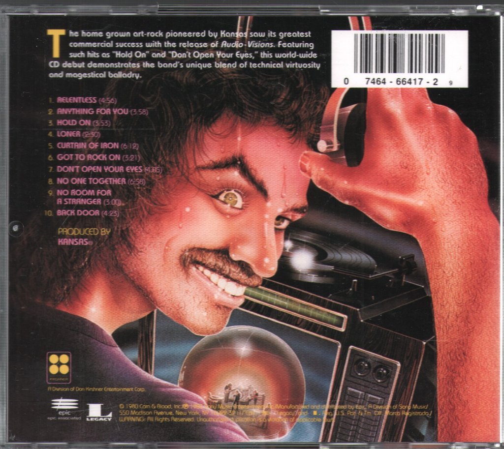 Kansas - Audio-Visions - Cd