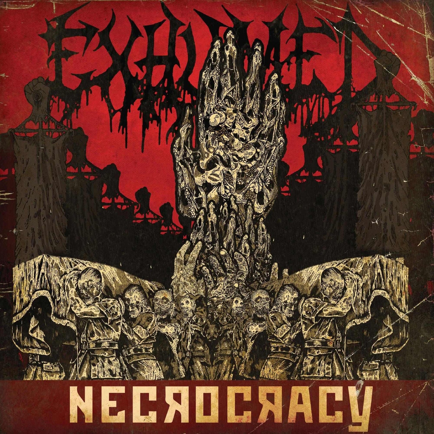 Exhumed - Necrocracy (Blood Red With Splatter Edition) - Lp