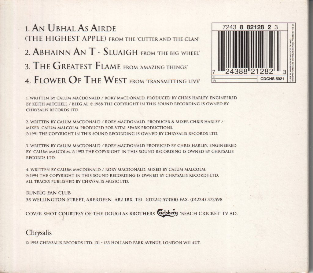Runrig - An Ubhal As Airde - Cd