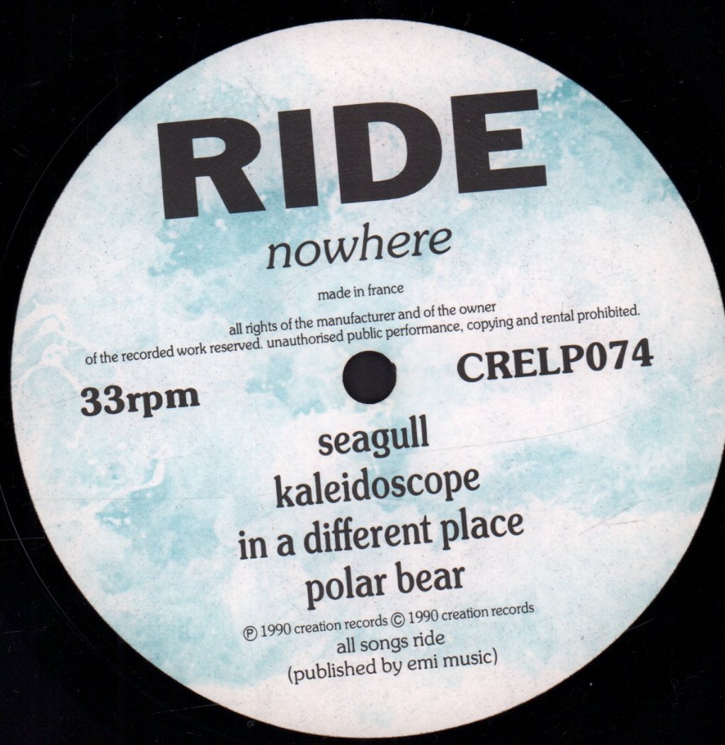 Ride - Nowhere - Lp