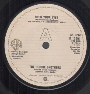 Doobie Brothers - Open Your Eyes - 7 Inch