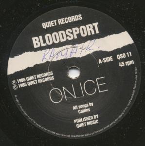 Bloodsport - On Ice - 7 Inch