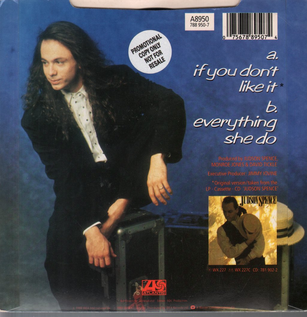 Judson Spence - If You Don't Like It - 7 Inch