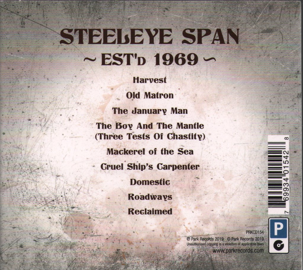 Steeleye Span - EST'D 1969 - Cd