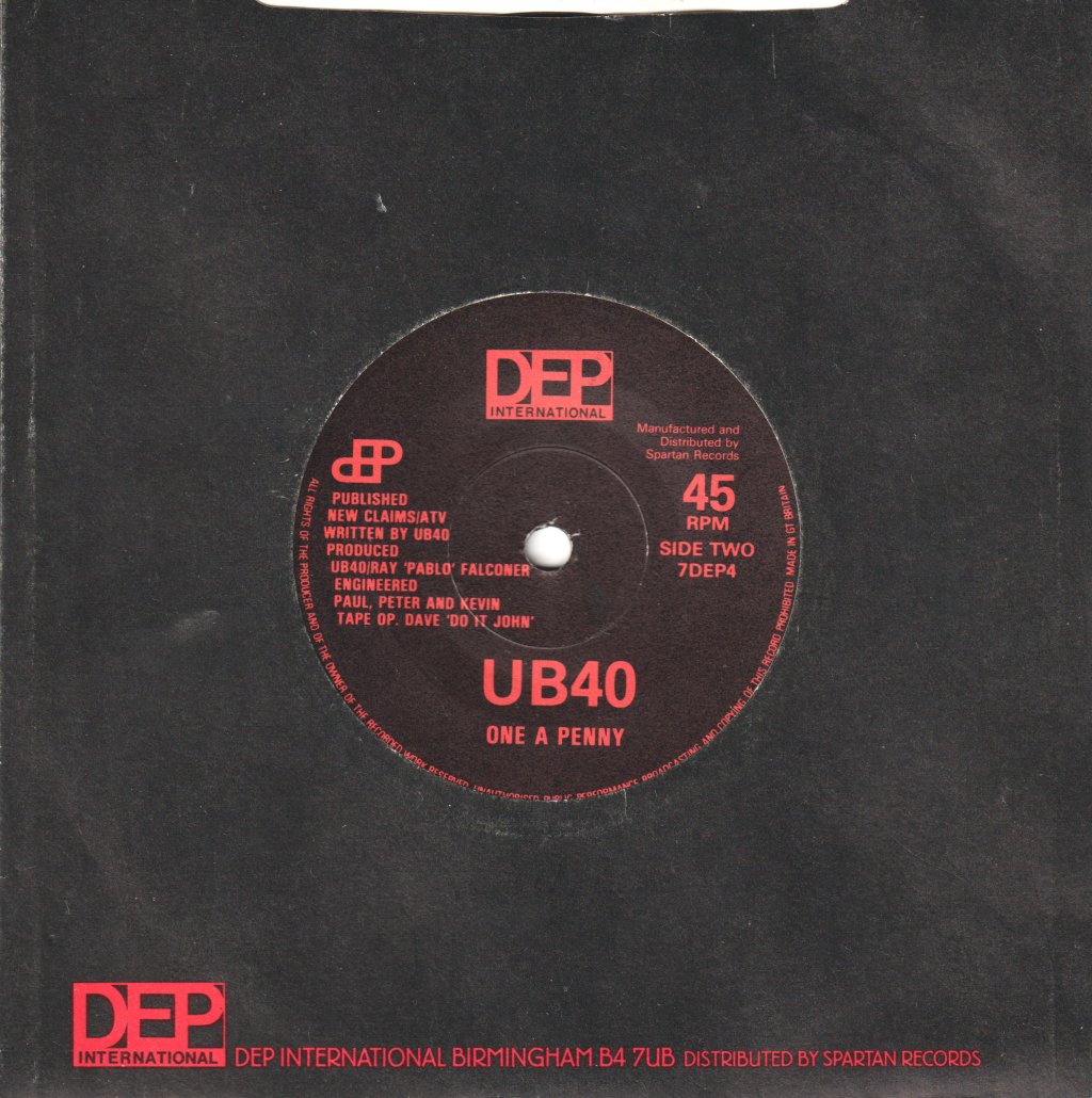 UB40 - Love Is All Is All Right - 7 Inch