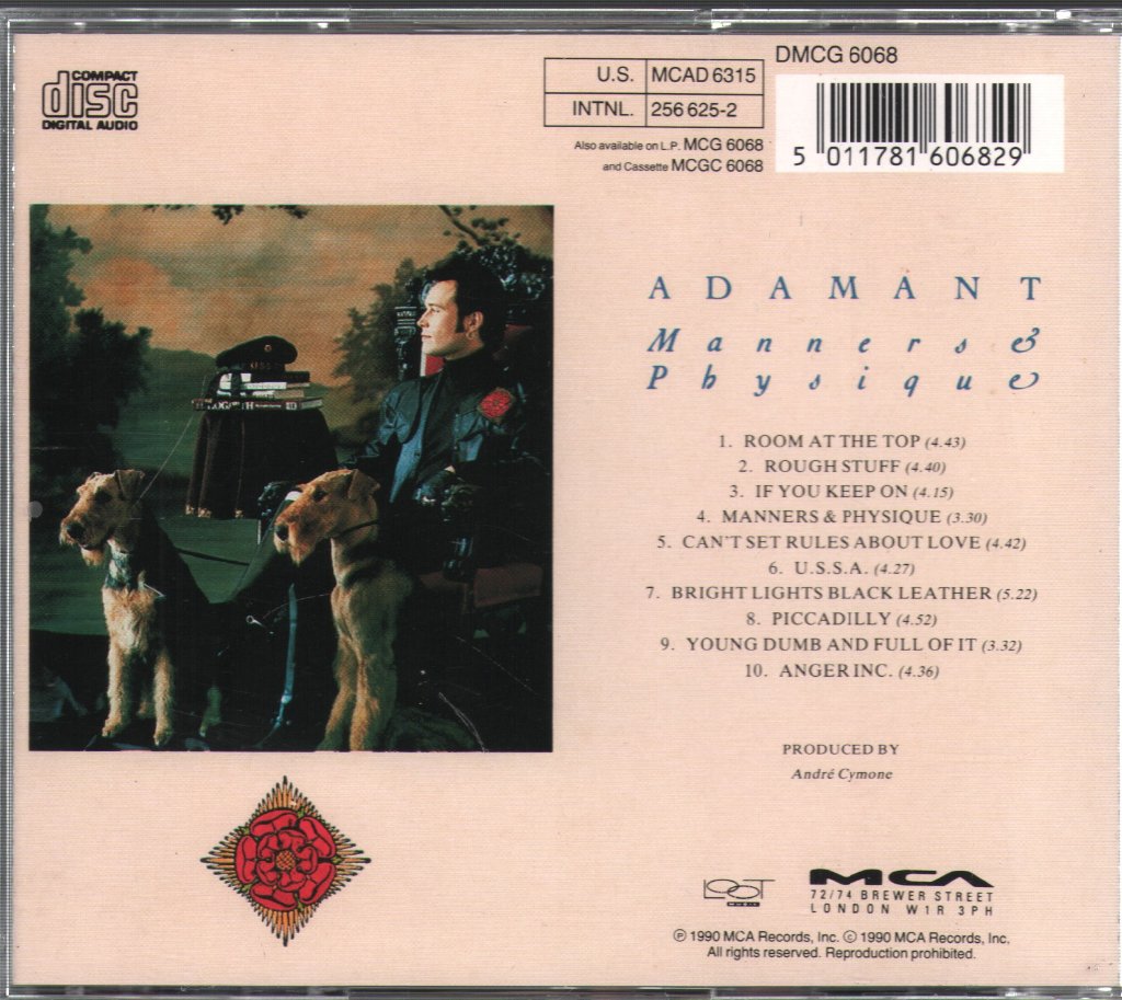 Adam Ant - Manners & Physique - Cd