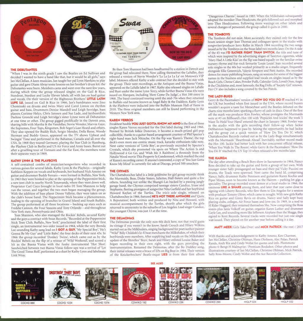 Various Artists - Girls With Guitars Take Over! - Lp