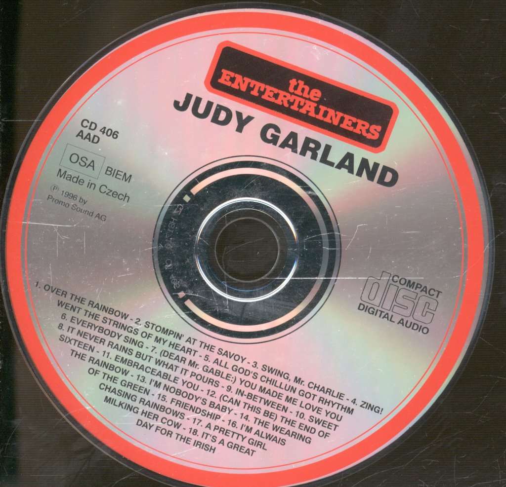 Judy Garland - Over The Rainbow - Cd