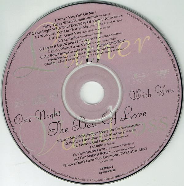 Luther Vandross - One Night With You - The Best Of Love - Cd