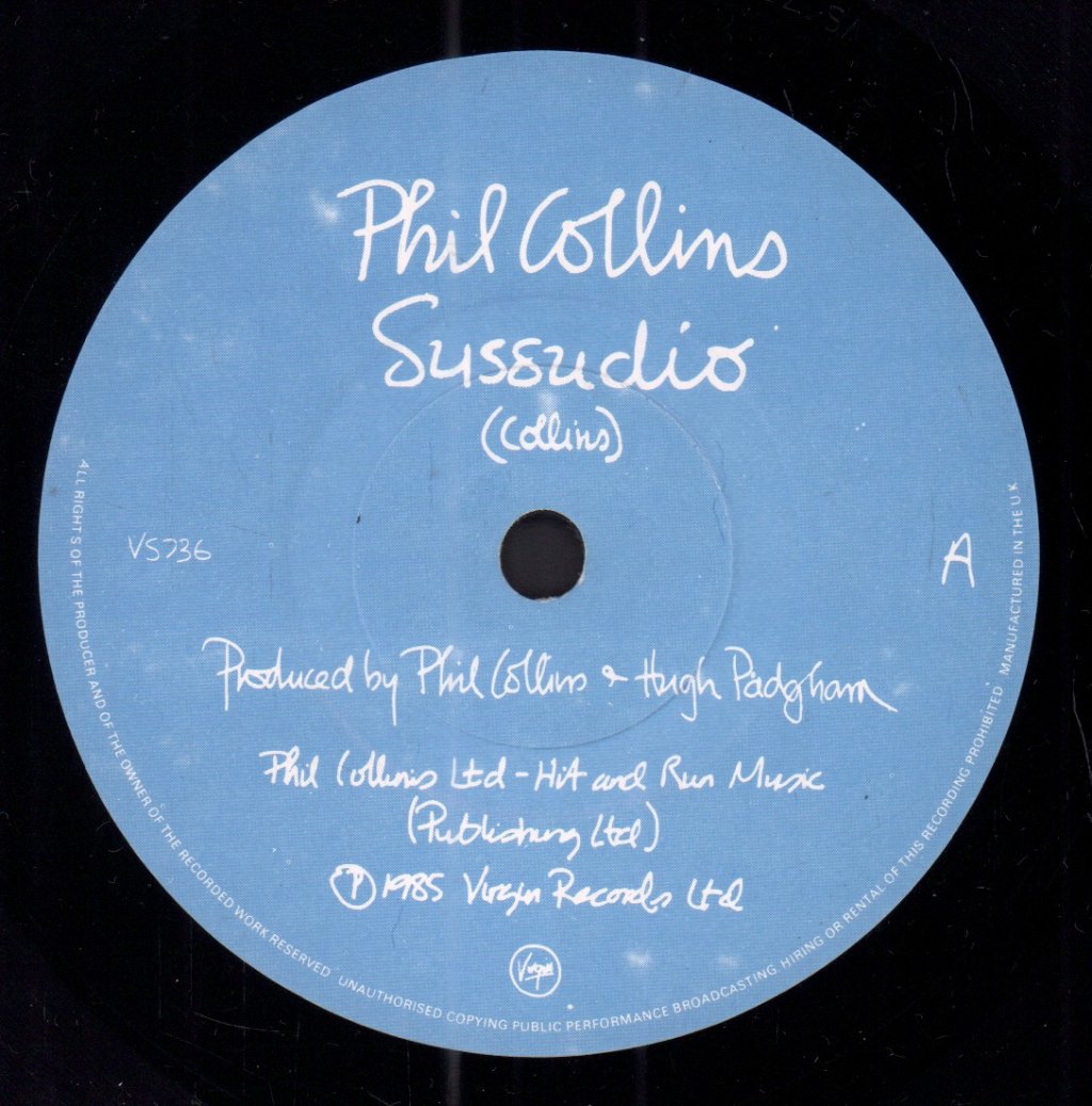 Phil Collins - Sussudio - 7 Inch