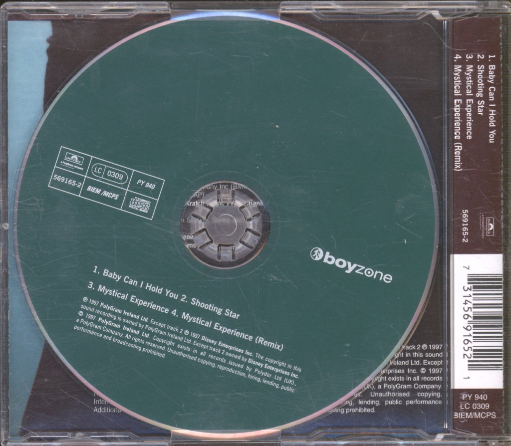 Boyzone - Baby Can I Hold You / Shooting Star - Cd