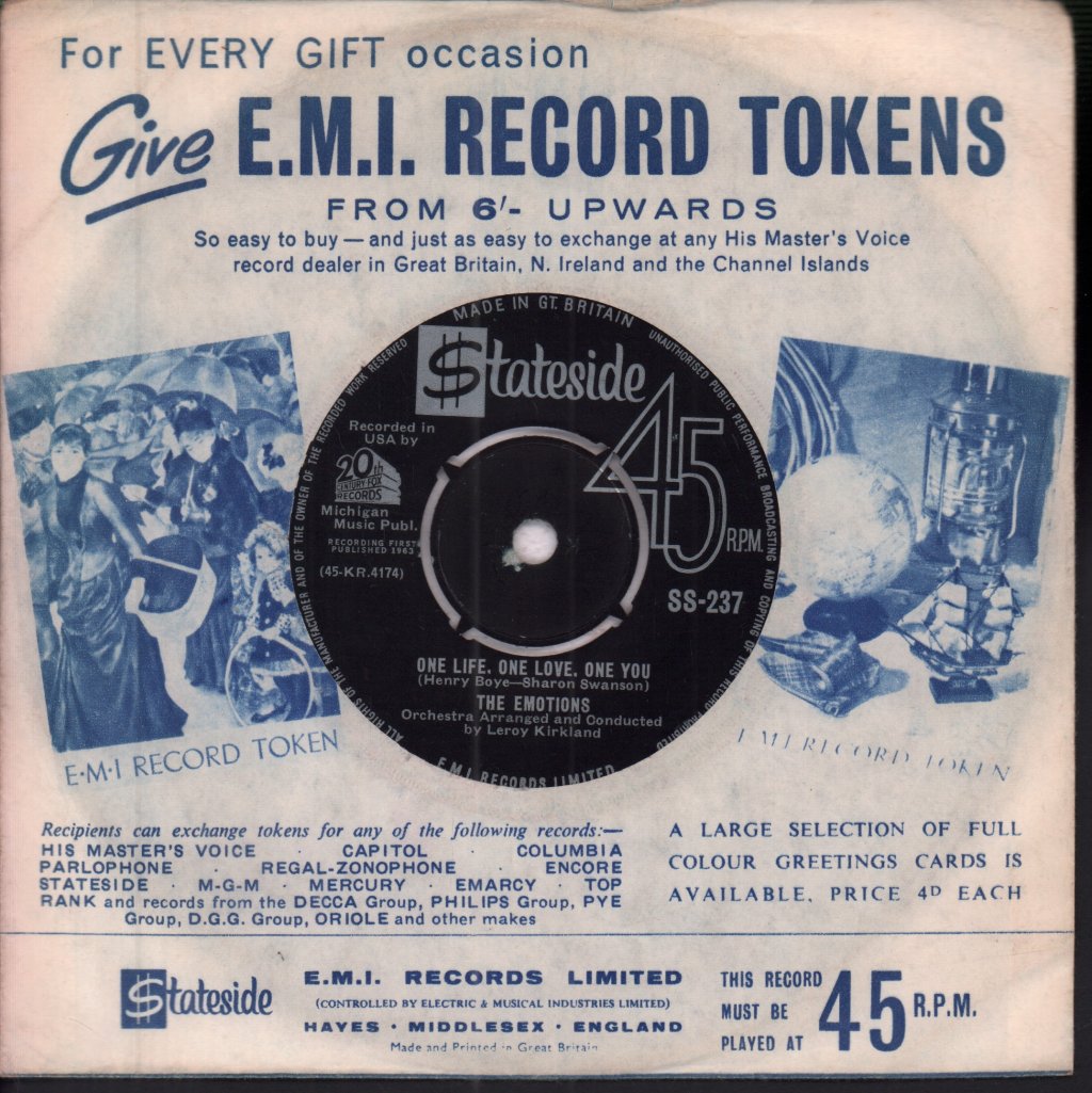 Emotions - A Story Untold - 7 Inch
