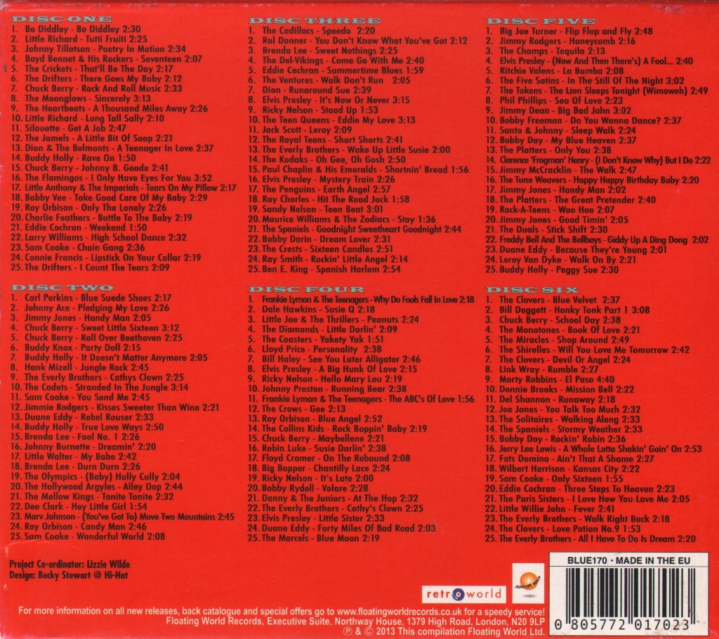 Various Artists - Big Box Of Rock N Roll - Cd Set