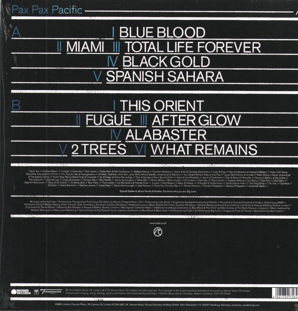Foals - Total Life Forever - Lp